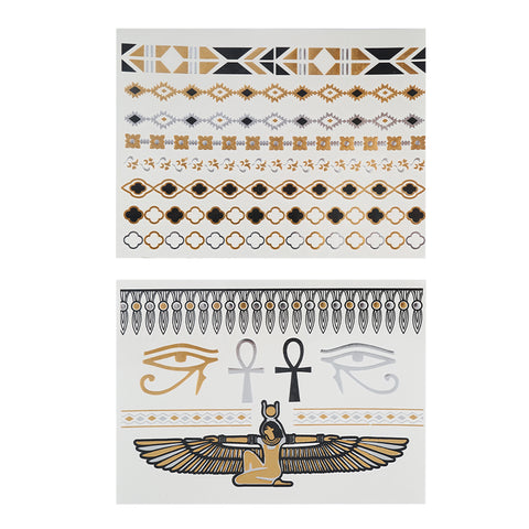 Metallic Body Tattoos