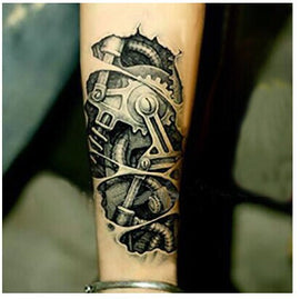 Mechanical Arm Fastening Nut Tattoo