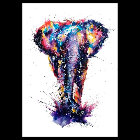 Colorful Animal Design Tattoo
