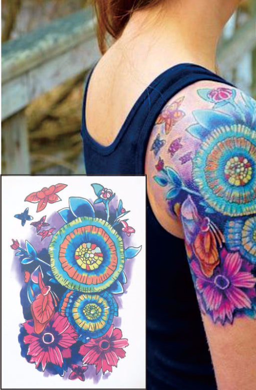 mandala flower tattoos